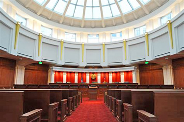 Interior of a Supreme Court