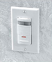 Example of a white wall switch occupancy sensor