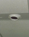 Photo of overhead personal air jet diffuser