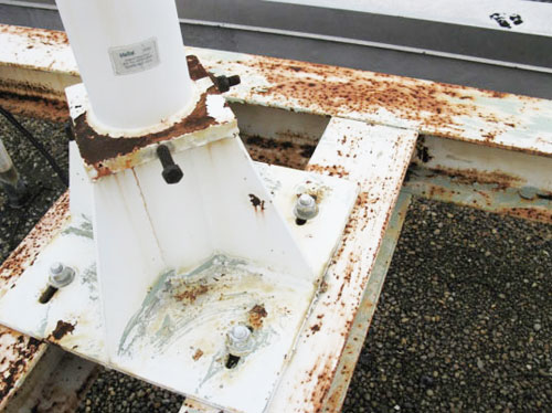 Corroded Support Structure