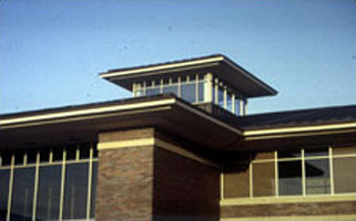 Roof detail of the Rushmore Center at Ellsworth AFB
