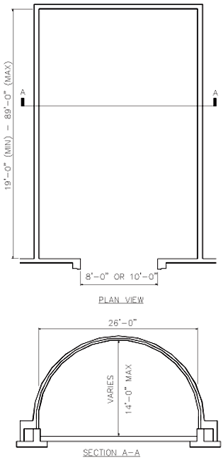 Steel Semi-Circle Arch