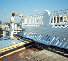 Ongoing maintenance at the Eisenhower Executive Office Building, Washington DC