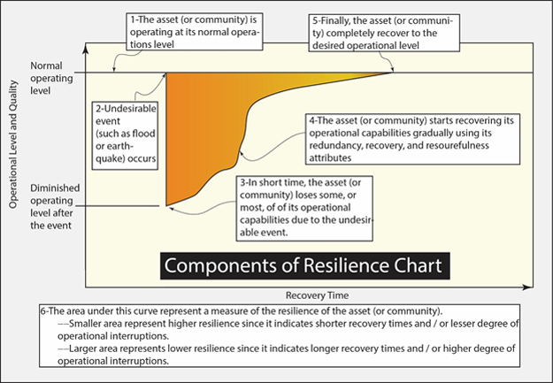 Components of resilience chart