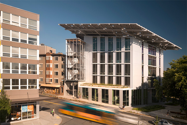 The Bullitt Center in its urban context