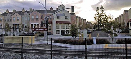 The Crossings in Mountain View, California is an example of high-density development