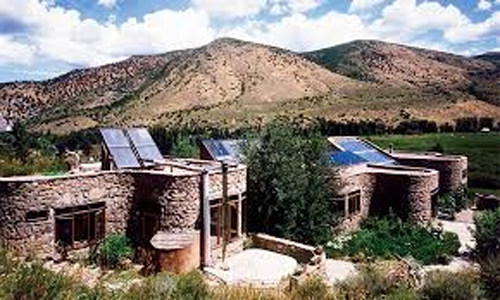 The home of Amory Lovin, co-founder of the Rocky Mountain Institute