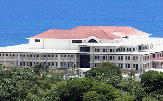 Photo of the U.S. Navy Hospital in Guam