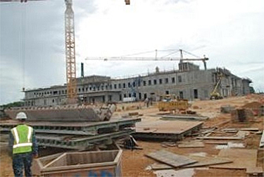 Guam Naval Hospital under construction