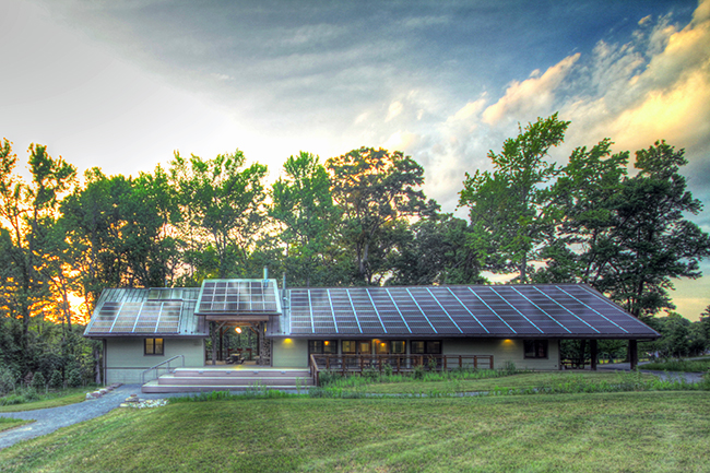 Exterior of the Morris & Gwendolyn Cafritz Foundation Environmental Education Center