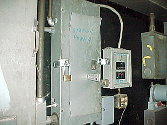 electrical panel damage