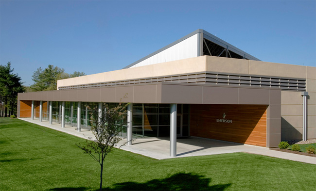 Exterior view of Emerson Data Center