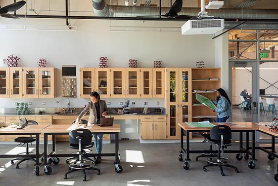 teaching lab in the Kendeda Building for Innovative Sustainable Design