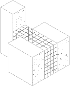 Geometric configuration of a bridging-style atrium