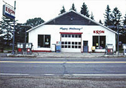 Photo of an Exxon gas station