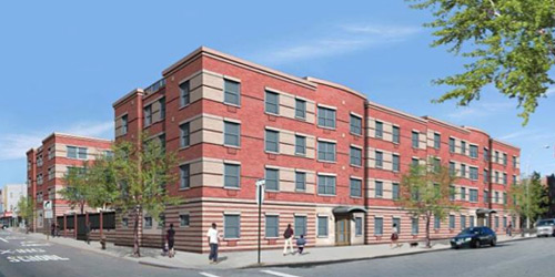 Exterior photo of New York Habitat for Humanity Atlantic Avenue Project