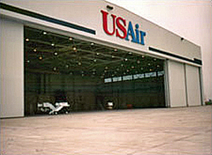 412-ft Clear Span Maintenance Hangar for US Airways in Indianapolis, Indiana
