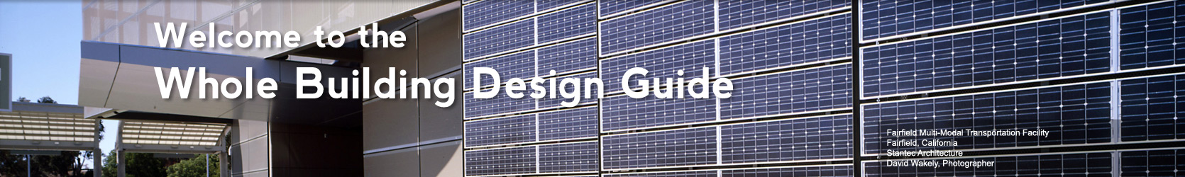 Whole Building Design Guide Specifications Whole Building Design Guide Specifications