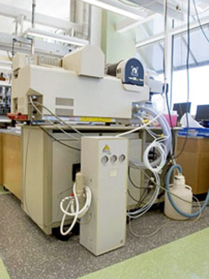 Equipment zones (initially empty) within labs allows researchers to add casework or equipment as needed