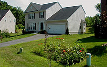 Photo of bioretention cells in Somerset Community