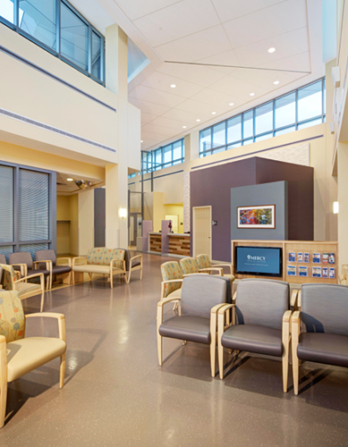 Mercy North emergency department lobby