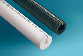 Illustration of polyethylene and polyolefin insulation