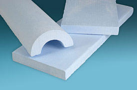Illustration of molded expanded perlite insulation