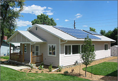 Completed NREL/Habitat Zero Energy Home