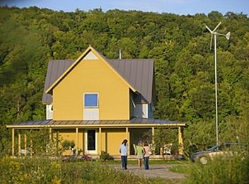 Exterior photo of the Charlotte Vermont House