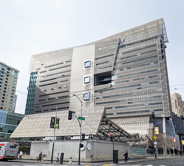 uniquely shaped Federal Building in San Francisco that earned LEED Silver from the USGBC