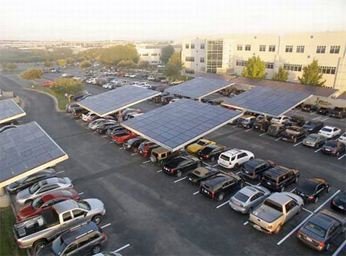 parking lot at Dell Inc.'s headquarters in Round Rock, Texas
