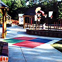 Playground open area Transition Zone