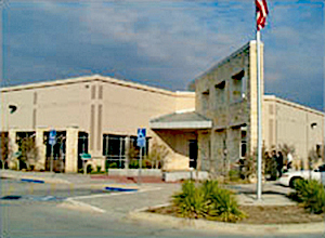 Fort Worth Texas Post Office landscaped with native plants