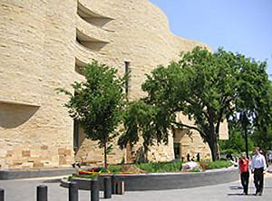 Exterior of National Museum of the American Indian