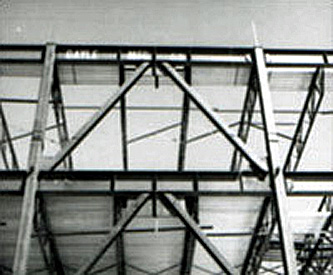 Example of concentric braced frame