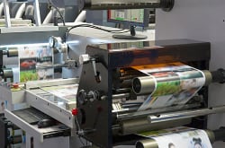 Photo of printing press
