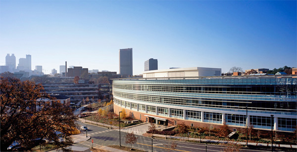 City view of Georgia Tech's Klaus building