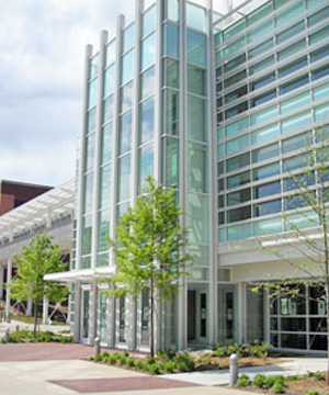 Entrance to Georgia Tech's Klaus building