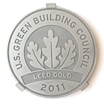 LEED Gold plaque