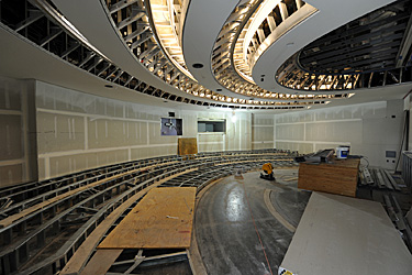 auditorium under construction