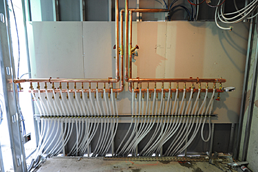 radiant heat and cooling connection