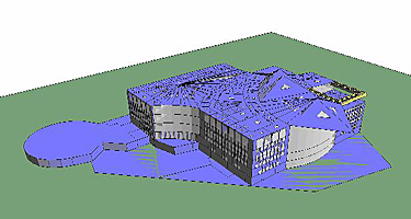 thermal model of energy cost budget case in VE, Institue of Peace, Washington DC