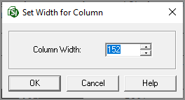 Illustration SI Editor's Table Menu - Column Width