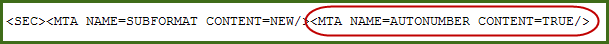 Illustration Automatic Numbering Meta Data Tags