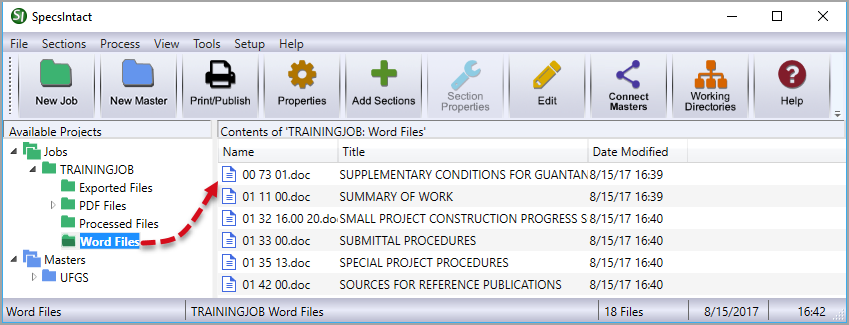 Illustration SI Explorer's Word Files