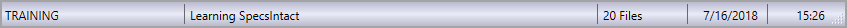 Illustration SI Exploer's Status Bar