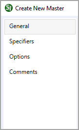 Illustration SI Explorer's File Menu - New Master