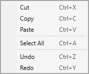 llustration SI Explorer's Process and Print/Publish: Header/Footer Tab Right-click Menu
