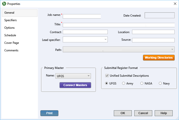 Illustration SI Explorer's File Menu - Properties:  General